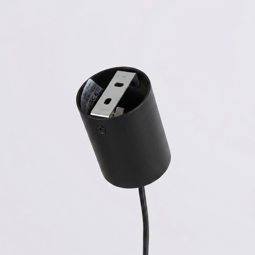 Hanglamp met kabel KARBON 4xGU10/10W/230V zwart