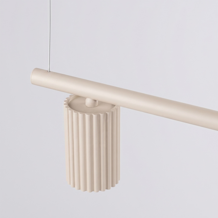 Hanglamp aan kabel KARBON 4xGU10/10W/230V crèmekleurig
