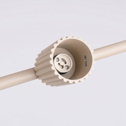 Hanglamp aan kabel KARBON 4xGU10/10W/230V crèmekleurig