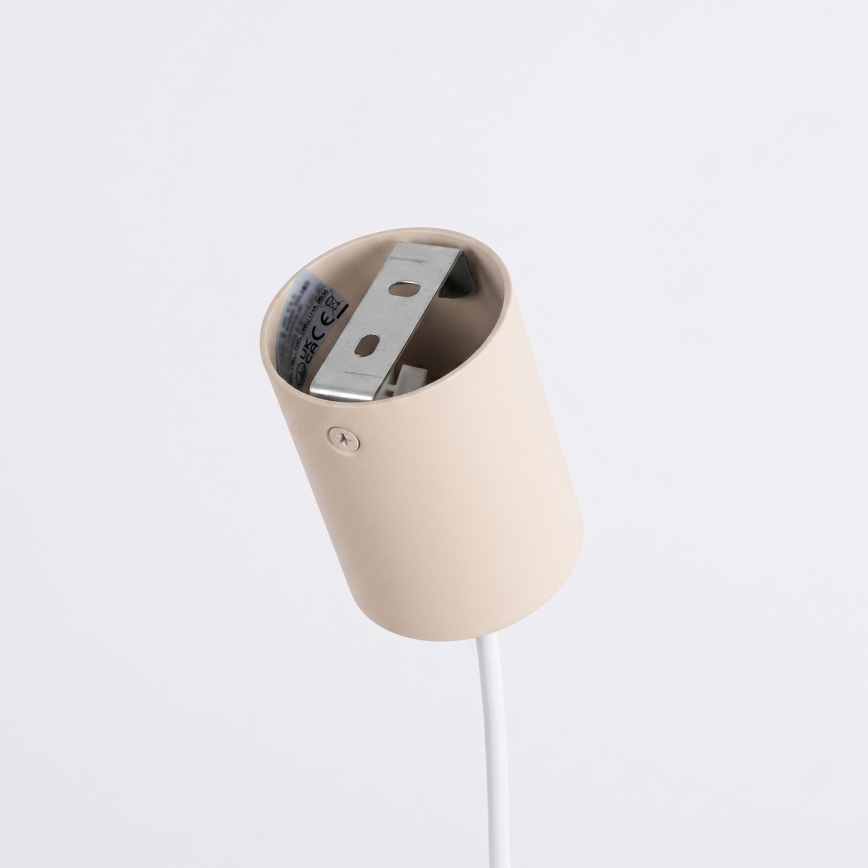 Hanglamp aan kabel KARBON 4xGU10/10W/230V crèmekleurig