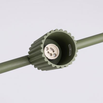 Hanglamp aan kabel KARBON 4xGU10/10W/230V groen