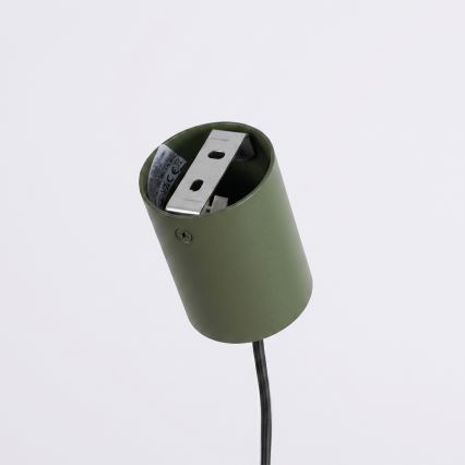 Hanglamp aan kabel KARBON 4xGU10/10W/230V groen