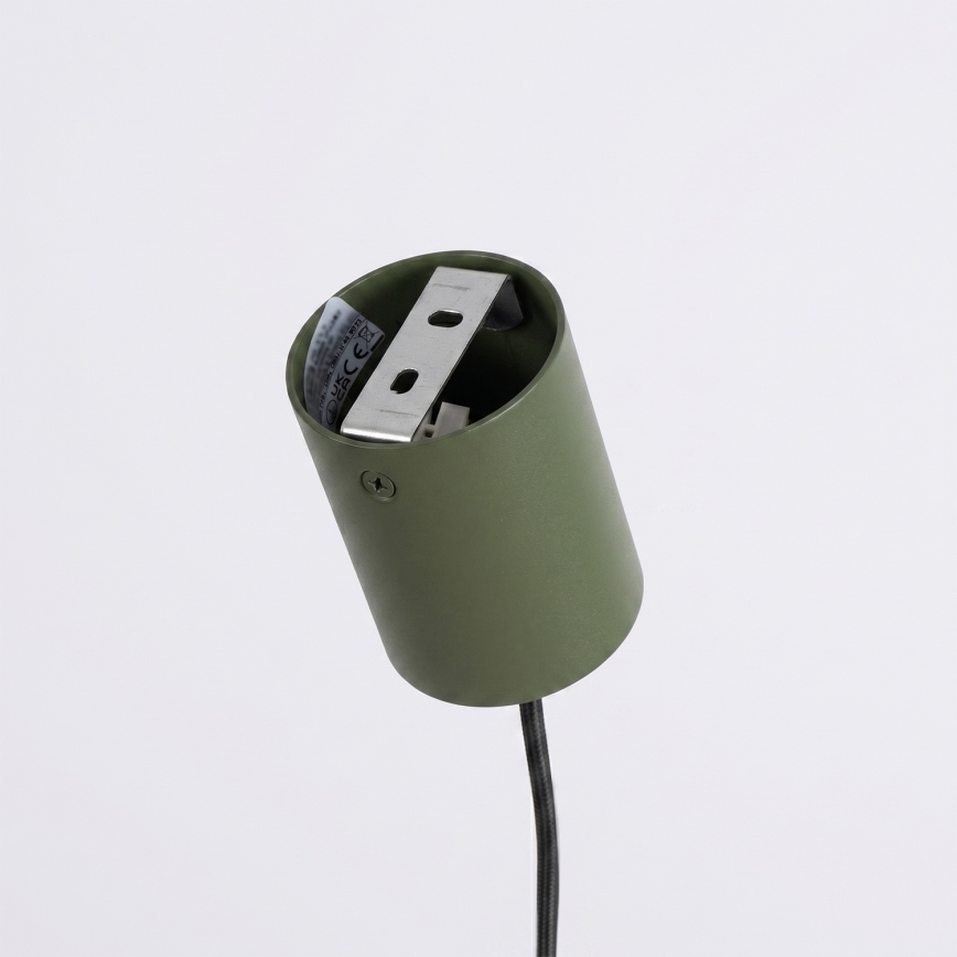 Hanglamp aan kabel KARBON 4xGU10/10W/230V groen