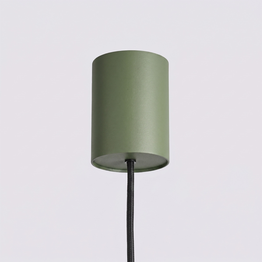 Hanglamp aan kabel KARBON 4xGU10/10W/230V groen