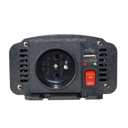 Spanningsomvormer 300W/12/230V + USB