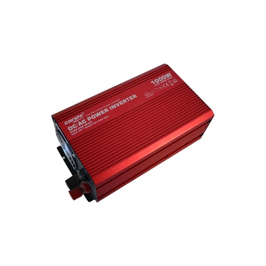 Spanningsomvormer CARSPA 1000W/12/230V + USB