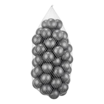Speelgoed plastic ballen 50 stuks, Ø 7 cm, grijs
