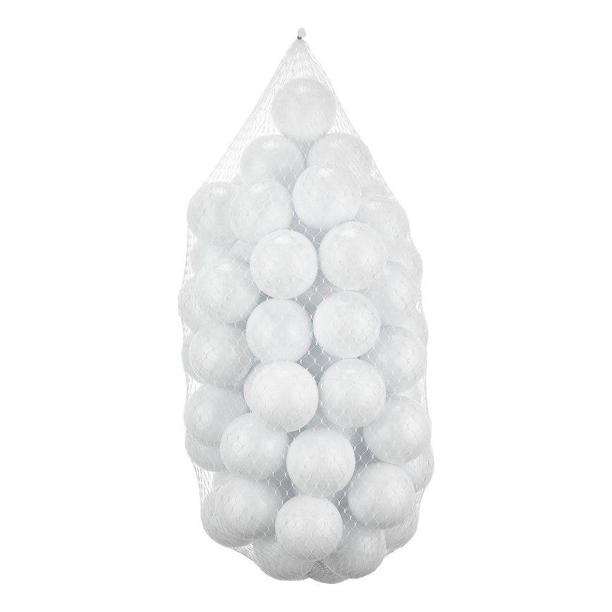 Speelgoed plastic ballen 50 stuks, Ø 7 cm, wit