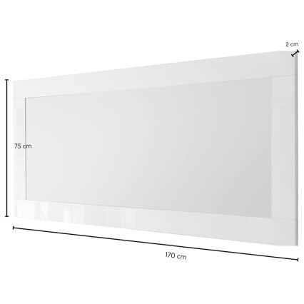 Spiegel FINERA 75x170 cm wit