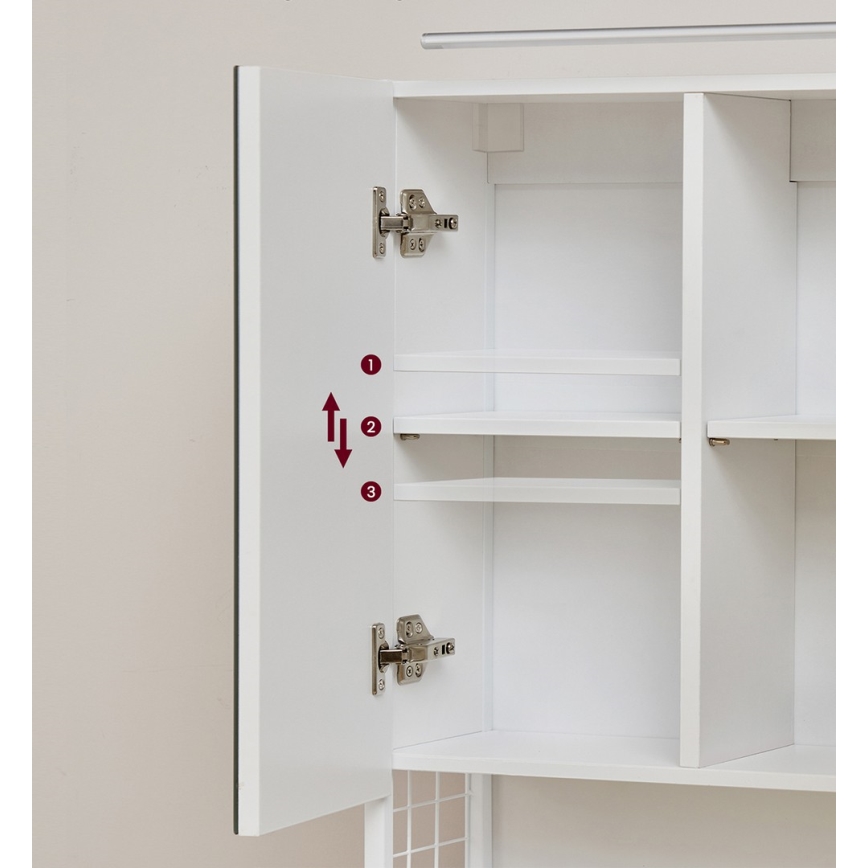 Spiegelkast voor badkamer SKY wit