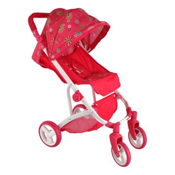 Sportieve poppenbuggy - rood