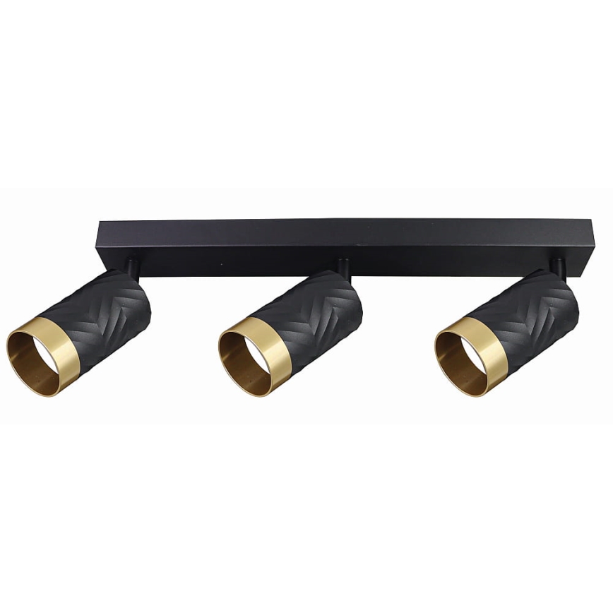 Spot ARRAS 3xGU10/10W/230V zwart