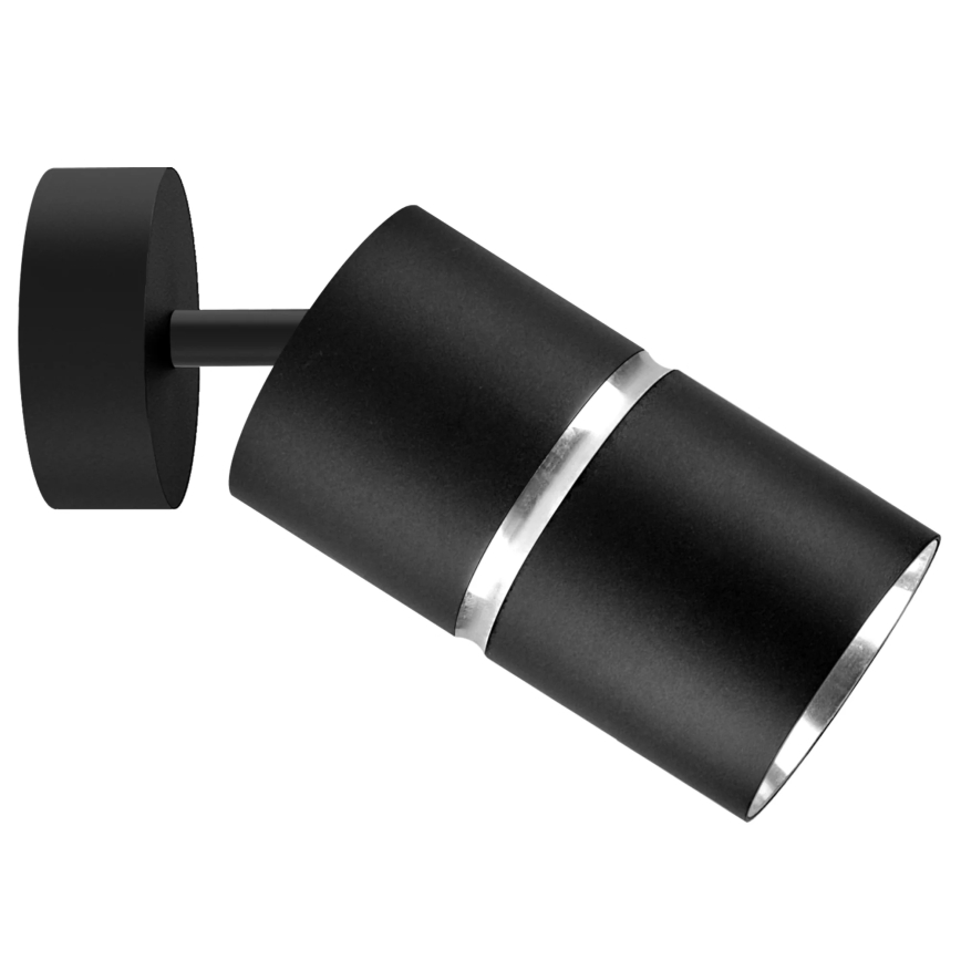 Spot BAMBOO 1xGU10/10W/230V zwart
