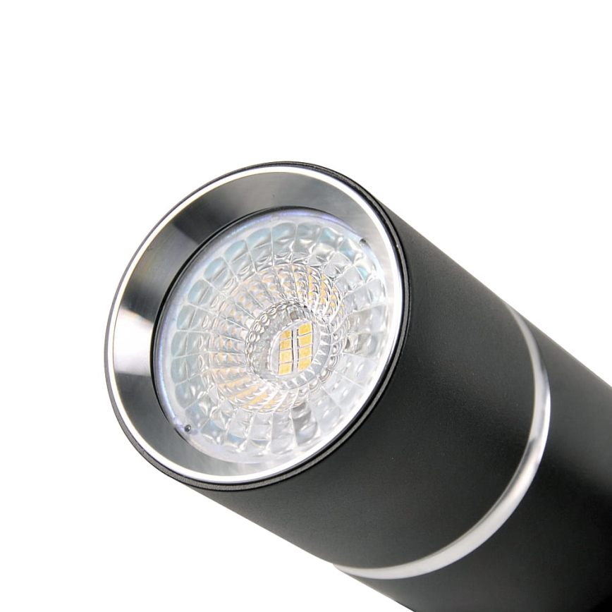 Spot BAMBOO 2xGU10/10W/230V zwart