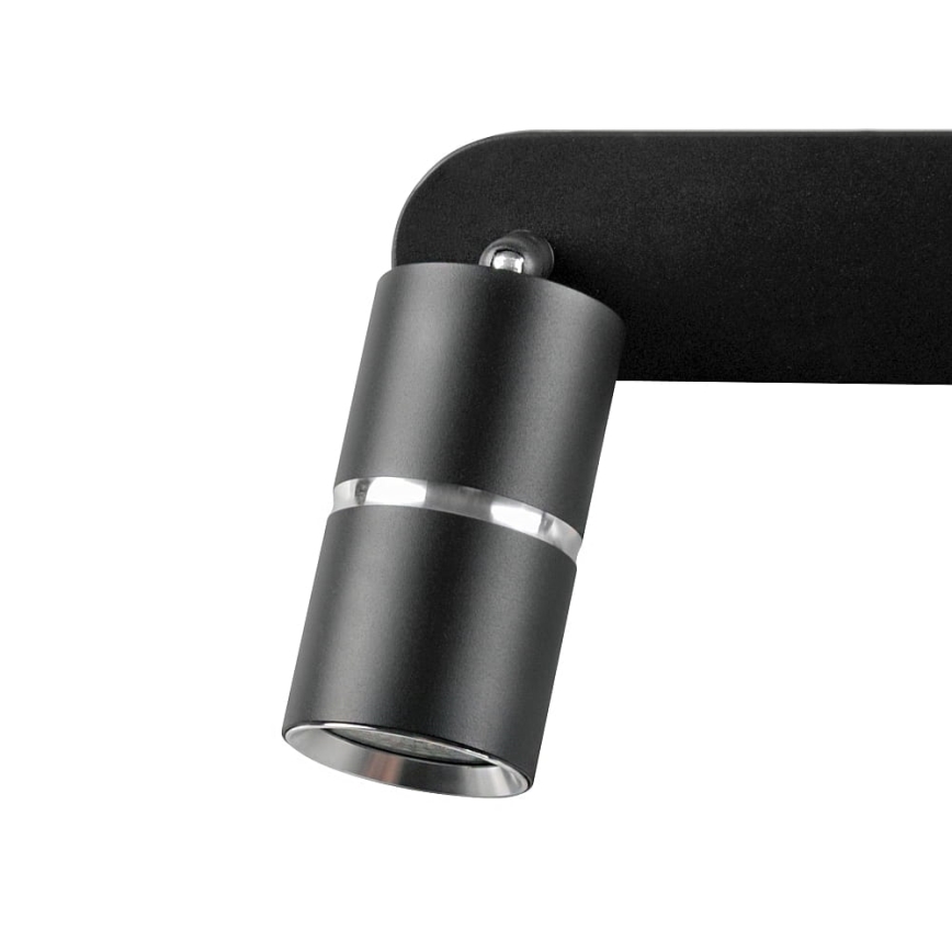 Spot BAMBOO 2xGU10/10W/230V zwart