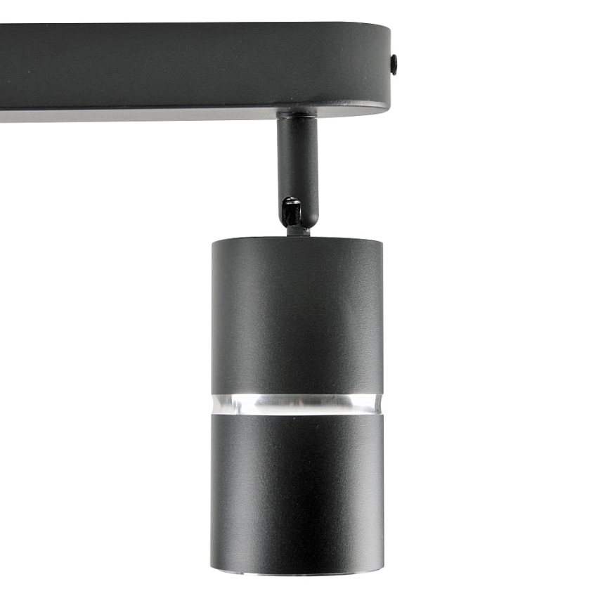 Spot BAMBOO 2xGU10/10W/230V zwart