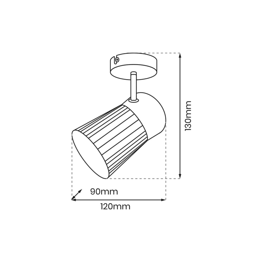 Spot BEST 1xE14/40W/230V zwart