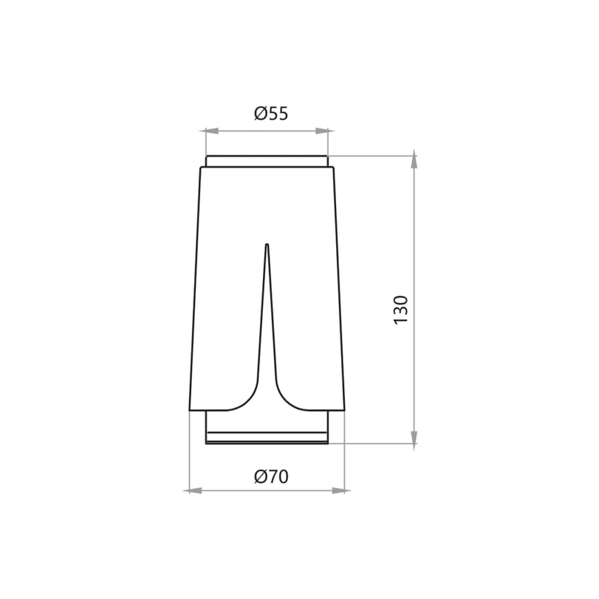 Spot BLOEM 1xGU10/8W/230V zwart