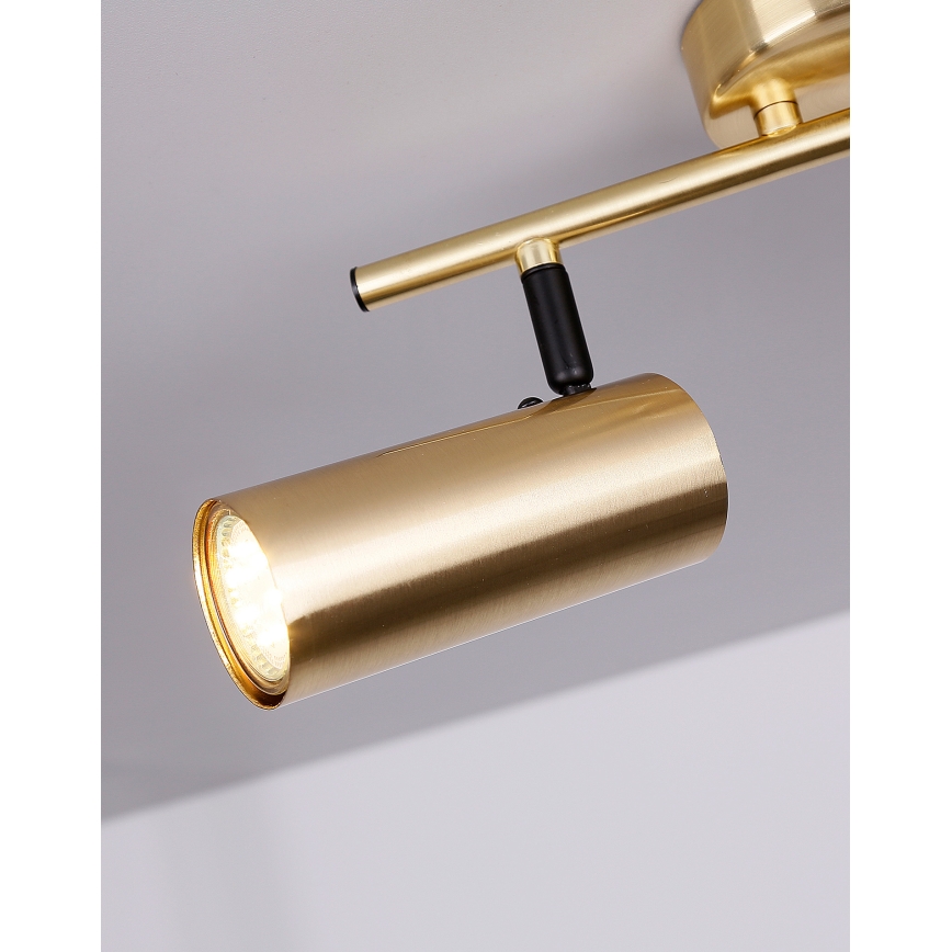 Spot COLLY 2xGU10/15W/230V goud