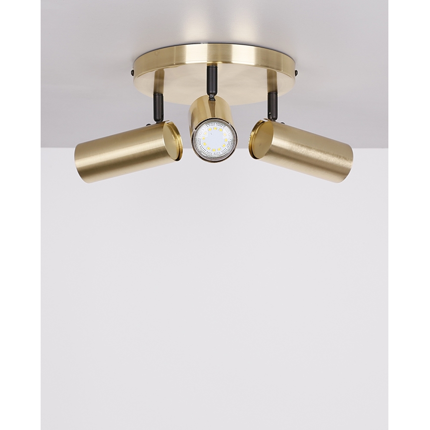 Spot COLLY 3xGU10/15W/230V goud