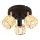 Spot DUBAI 3xE14/40W/230V diameter 36 cm zwart/goud
