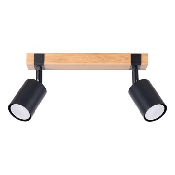 Spot FAGER 2xGU10/10W/230V zwart