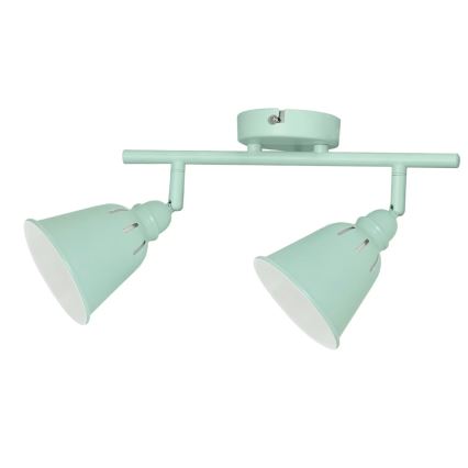 Spot FIONA 2xE14/8W/230V groen