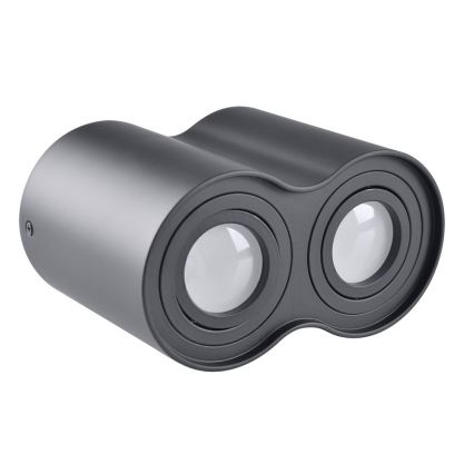 Spot HADAR 2xGU10/10W/230V zwart