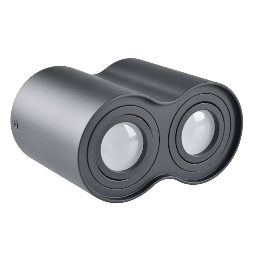 Spot HADAR 2xGU10/10W/230V zwart