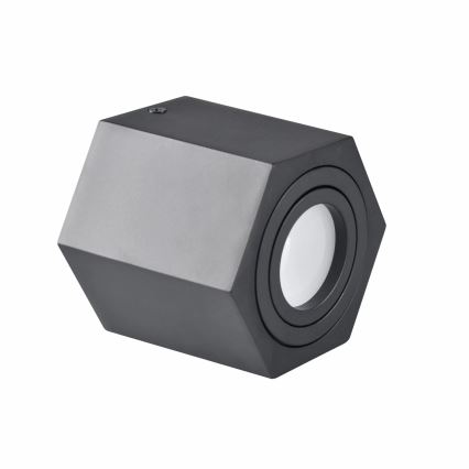 Spot HEXAGON 1xGU10/10W/230V zwart
