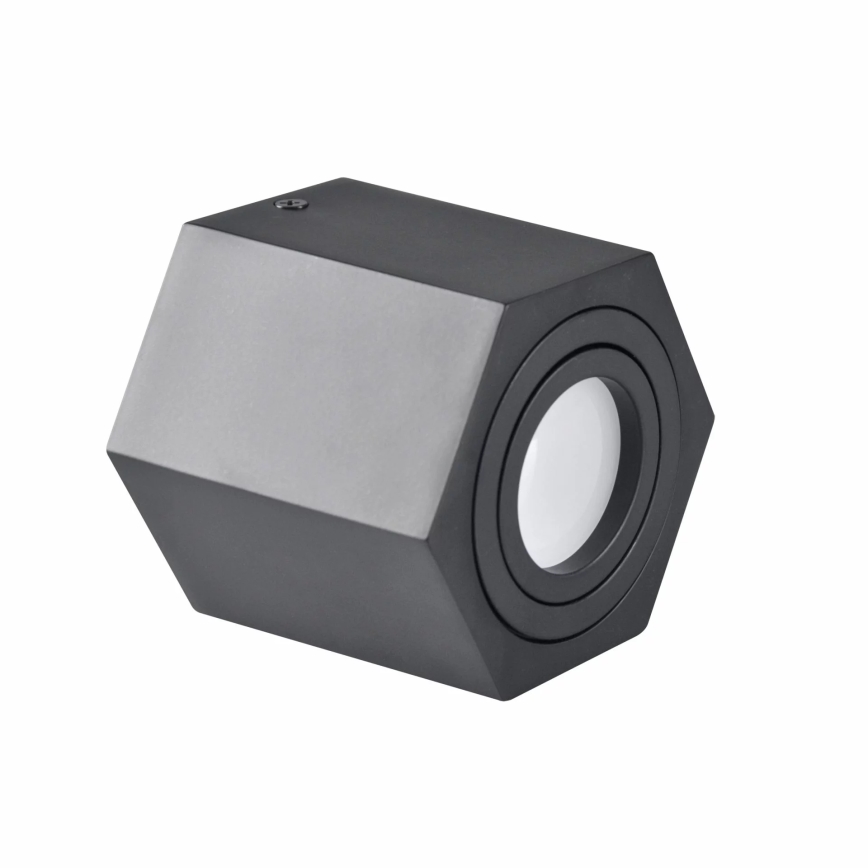 Spot HEXAGON 1xGU10/10W/230V zwart