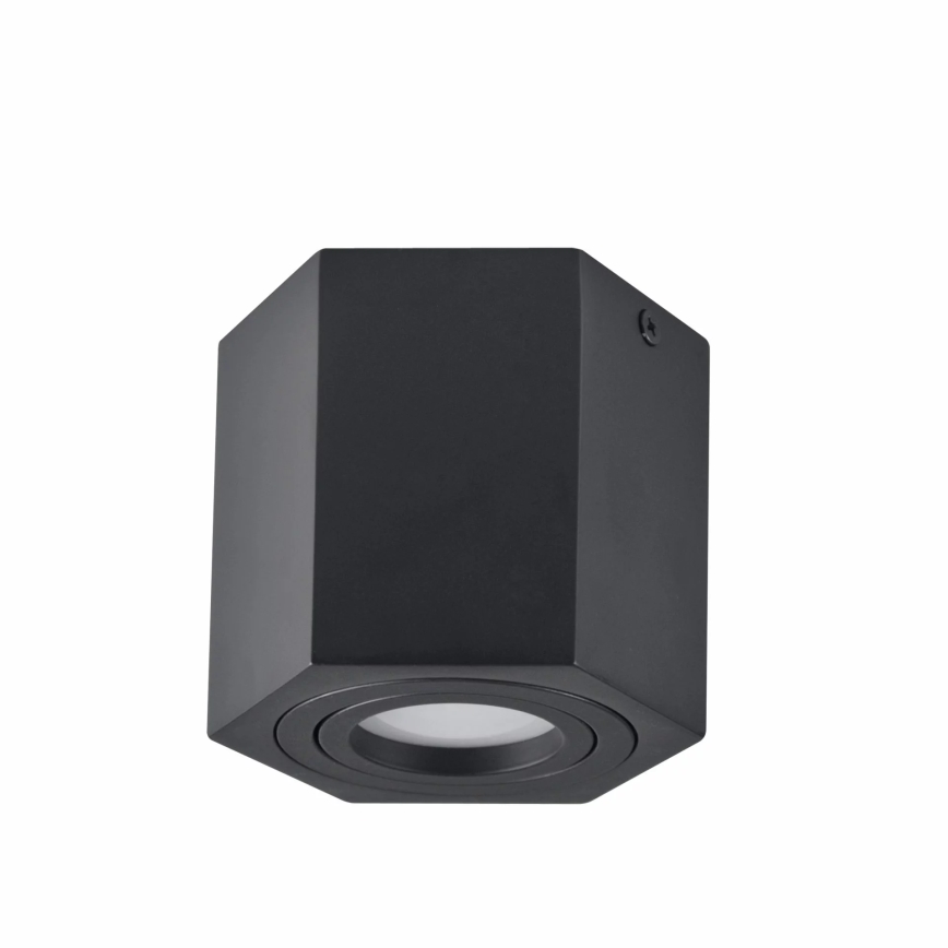 Spot HEXAGON 1xGU10/10W/230V zwart