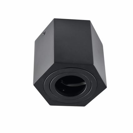 Spot HEXAGON 1xGU10/10W/230V zwart