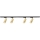 Spot in een rail systeem MICA 4xGU10/10W/230V goud/zwart