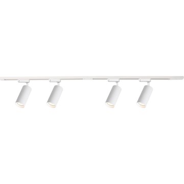 Spot in een rail systeem MICA 4xGU10/10W/230V wit