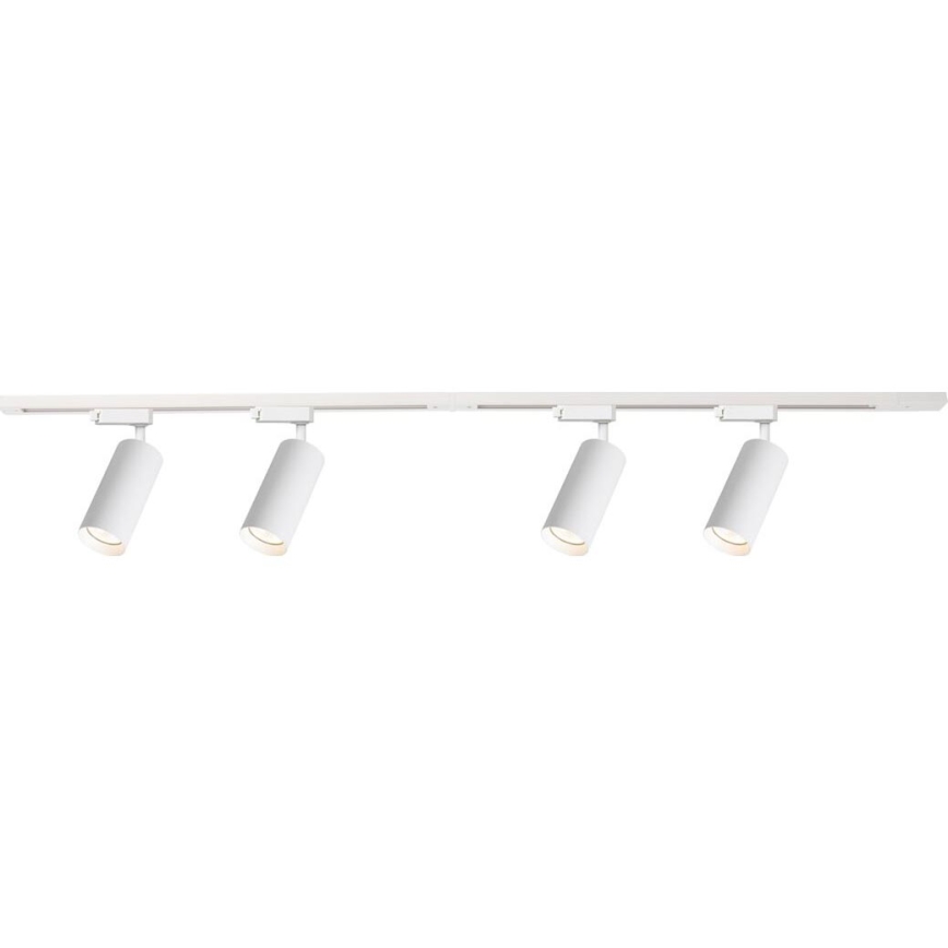Spot in een rail systeem MICA 4xGU10/10W/230V wit