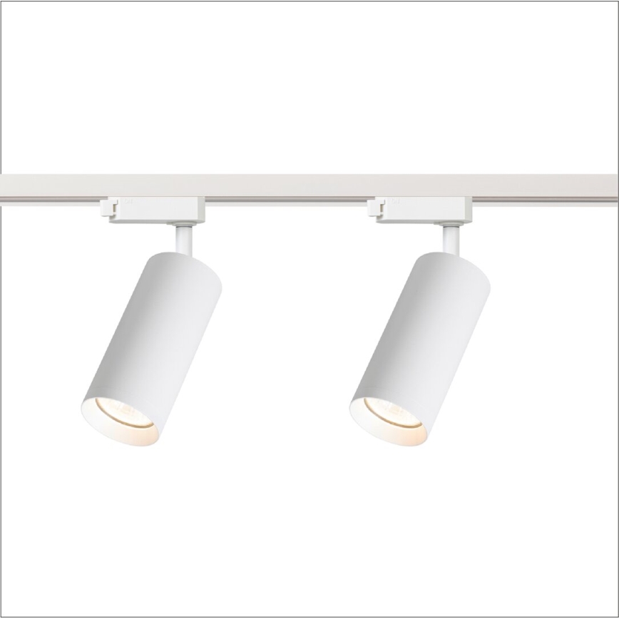 Spot in een rail systeem MICA 4xGU10/10W/230V wit