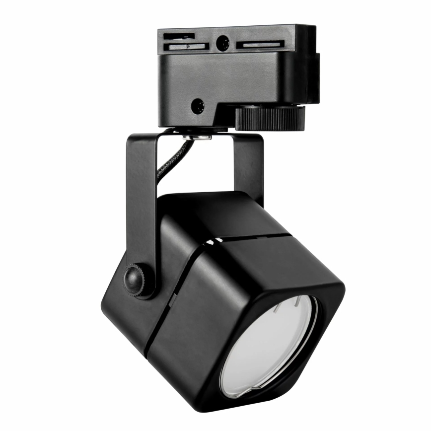 Spot in een rail systeem VIENNA 3xGU10/10W/230V zwart