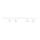 Spot in een rail systeem VOLF 4xGU10/10W/230V wit