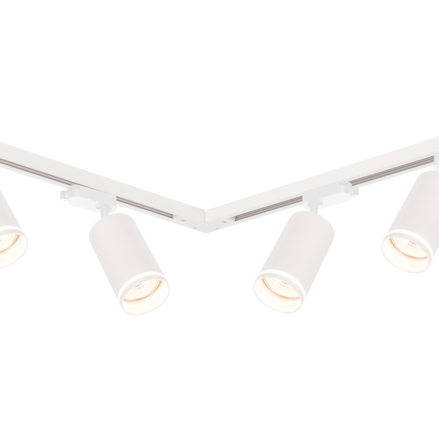Spot in railsysteem PIPE 6xGU10/10W/230V wit