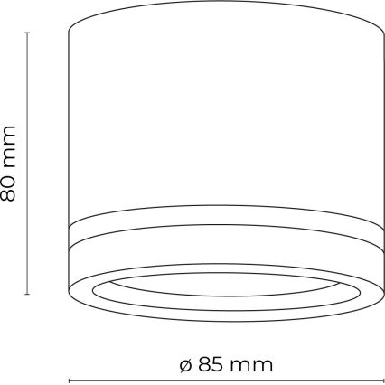 Spot JET 1xGX53/11W/230V zwart
