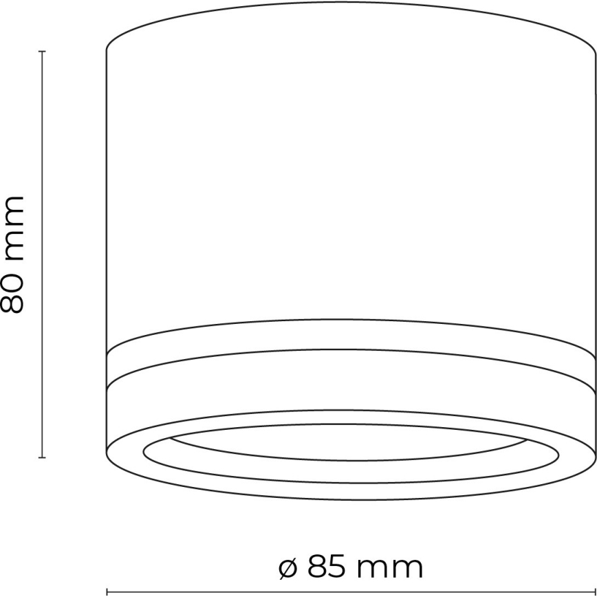 Spot JET 1xGX53/11W/230V zwart