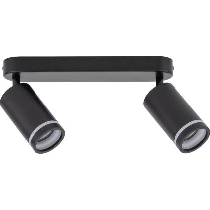Spot JET 2xGU10/10W/230V zwart