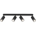 Spot JET 4xGU10/10W/230V zwart