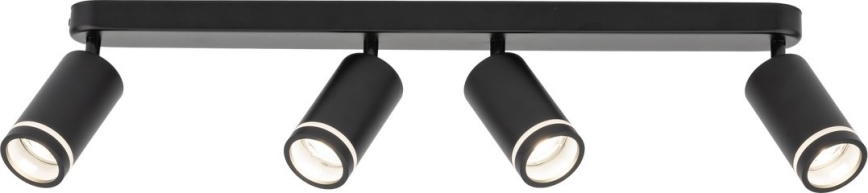 Spot JET 4xGU10/10W/230V zwart