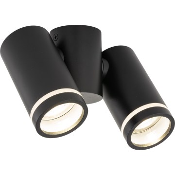 Spot JET SET 2xGU10/10W/230V zwart