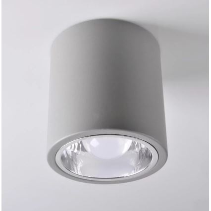 Spot JUPITER 1xE27/20W/230V diameter 13 cm grijs