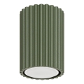 Spot KARBON 1xGU10/10W/230V 10 cm groen
