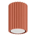 Spot KARBON 1xGU10/10W/230V 10 cm rood