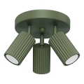 Spot KARBON 3xGU10/10W/230V groen